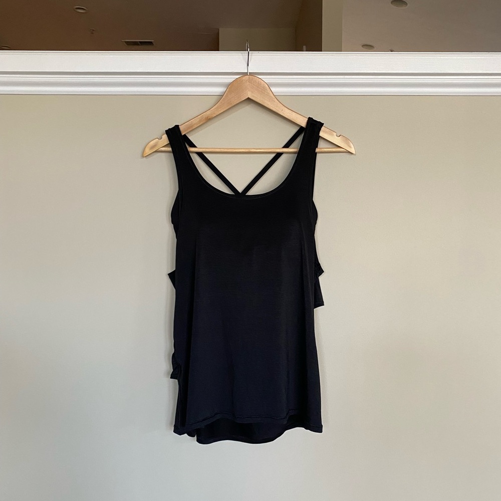 lululemon athletica Black Strappy Tank Top